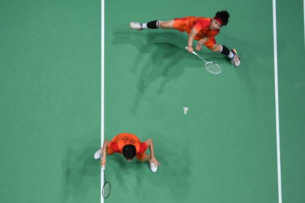 羽毛球6人双打对阵表示例：单循环赛制解析